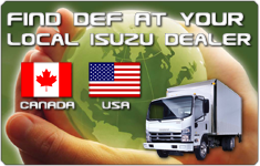 Find DEF at your local Isuzu Dealer